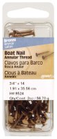 1 in. Boat Stainless Steel Nail Flat