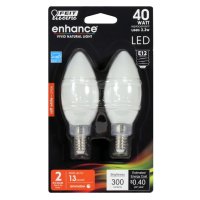 E12 (Candelabra) Filament LED Bulb Soft White 40 Watt Equivalenc