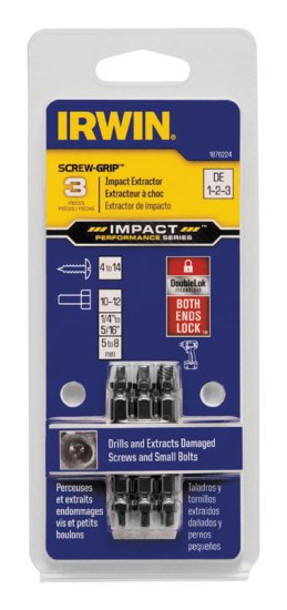 Impact SCREW-GRIP .15 in. M2 High Speed Steel Double-Ended Scre