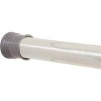 44 in. to 72 in. Adjustable Tension Shower Rod in Chrome