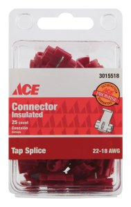 Tap Splice Connector Red 25 pk