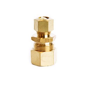(image for)  5/8 in. Compression X 3/8 in. D Compression Yellow Brass Union