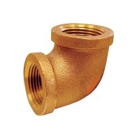 2 in. FPT x 2 in. Dia. FPT Brass 90 Degree Elbow