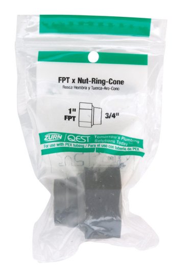 Qicktite 3/4 in. CTS x 3/4 in. Dia. CTS Nut-Ring-Cone Set