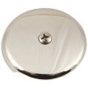 Bath Drain Face Plate 1 Hole Brushed Nickel