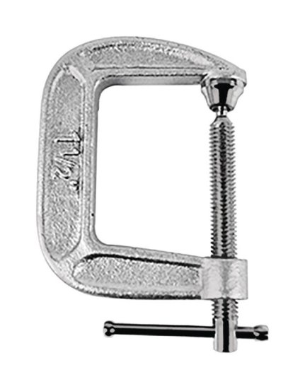 1.5 in. x 1.5 in. D Adjustable C-Clamp 750 lb. 1 pc.