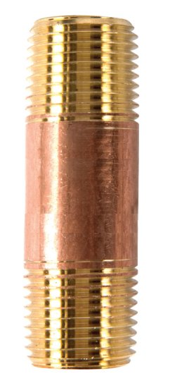 1/2 in. MPT x 1/2 in. Dia. x 2-1/2 in. L MPT Brass Nipple