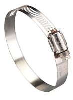 Hy Gear 1/2 in. to 1-1/4 in. SAE 12 Silver Hose Clamp Stai