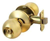 Polished Brass Privacy Lockset Ball