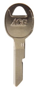 Automotive Key Blank Single sided For General Motors