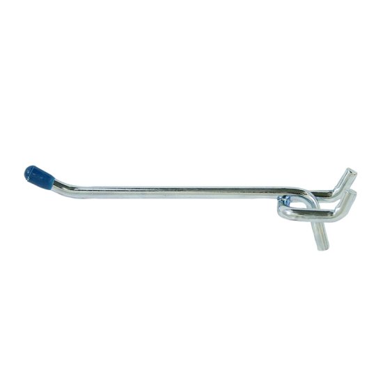 Zinc Plated Silver Steel 4 in. Peg Hooks 1 pk