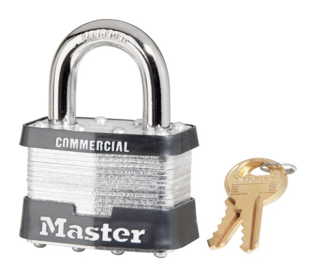 Master Lock 1-1/2 in. H X 2 in. W X 7/8 in. L Steel Double Locki