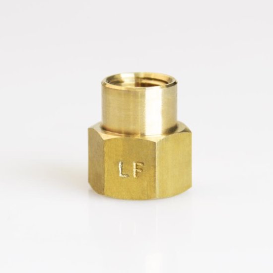 (image for)  3/8 in. FPT X 1/4 in. D FPT Brass Reducing Coupling