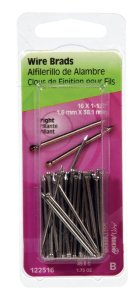 16 Ga. x 1-1/2 in. L Bright Steel Brad Nails 1 pk 1.75 o