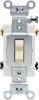 (image for) 20 amps Double Pole Toggle AC Quiet Switch Ivory 1 pk