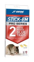Stick-Em Pro Series Glue Trap For Rodents 2 pk