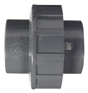 Schedule 80 1-1/4 in. Slip x 1-1/4 in. Dia. Slip PVC Union