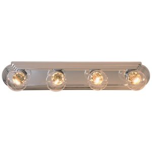 4 Lights Chrome Bath Vanity Light