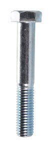 5/8 in. Dia. x 4 in. L Zinc Plated Steel Hex Bolt 25 pk