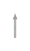 Dremel 1/4 in. x 1.5 in. L x 1/8 in. Dia. Steel Triangular High