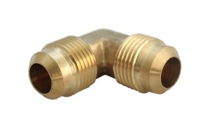 3/8 in. Flare x 3/8 in. Dia. Flare Brass 90 Degree Elbow