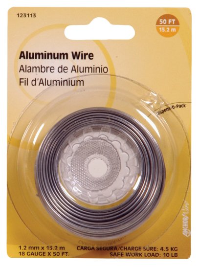 50 ft. L Aluminum 18 Ga. Wire