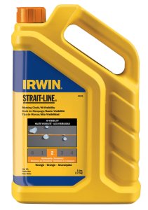 Strait-Line 5 lb. Permanent Marking Chalk Orange