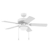 (image for) 44 in. Dual Mount Ceiling Fan, White