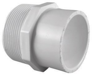 Schedule 40 2 in. MPT x 1-1/2 in. Dia. Slip PVC P