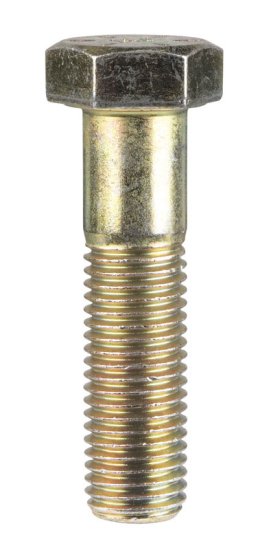 1 in. Dia. x 4 in. L Heat Treated Steel Hex Head Cap Scr