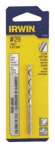 #29 x 2-7/8 in. L High Speed Steel Wire Gauge Bit 1 pc.