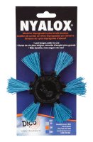 NYALOX 4 in. Dia. Aluminum Oxide Mandrel Mounted Flap Brush