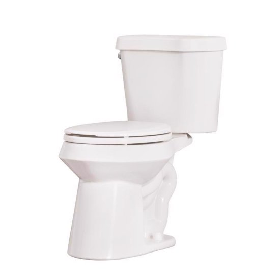 (image for) 2-Piece 1.28 GPF ADA Compliant Round Toilet
