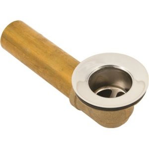 BRASS BATHTUB SHOE ASSEMBLY, 1-1/2 IN.