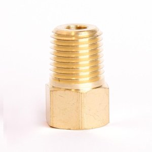 (image for)  5/16 in. Flare X 1/4 in. D Male Brass Inverted Flare Adapter