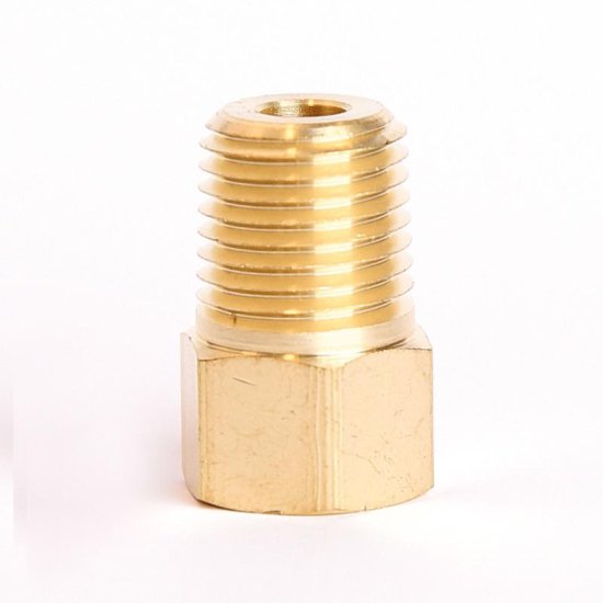 (image for)  5/16 in. Flare X 1/4 in. D Male Brass Inverted Flare Adapter