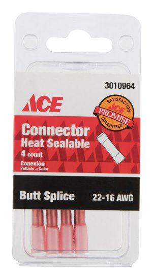 (image for) Butt Connector Red 4 pk