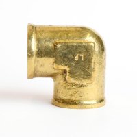 (image for)  1/2 in. FPT X 1/2 in. D FPT Brass 90 Degree Elbow