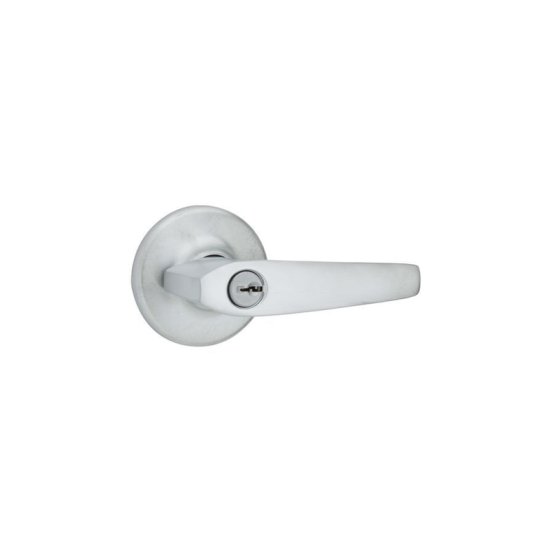 Delta Satin Chrome Entry Lockset ANSI/BHMA Grade 3 KW1 1-3/4 in.