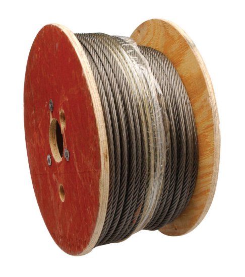 CABLE A/C FIBER 3/8"6X19