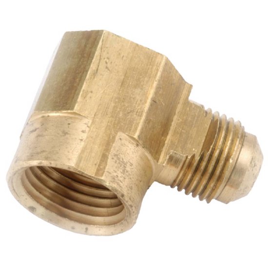 (image for)  3/8 in. Flare Elbow in. X 1/2 in. D FIP Brass 90 Degree Elbow
