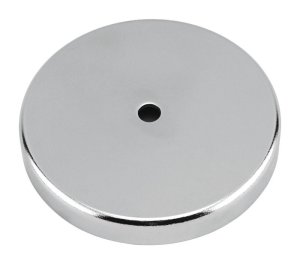 .303 in. Ceramic Round Base Magnet 25 lb. pull