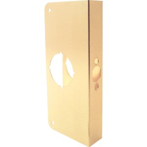 9 in. H x 4.31 in. L Brass-Plated Brass Lock and Door