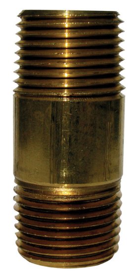 3/4 in. MPT x 3-1/2 in. L Brass Nipple