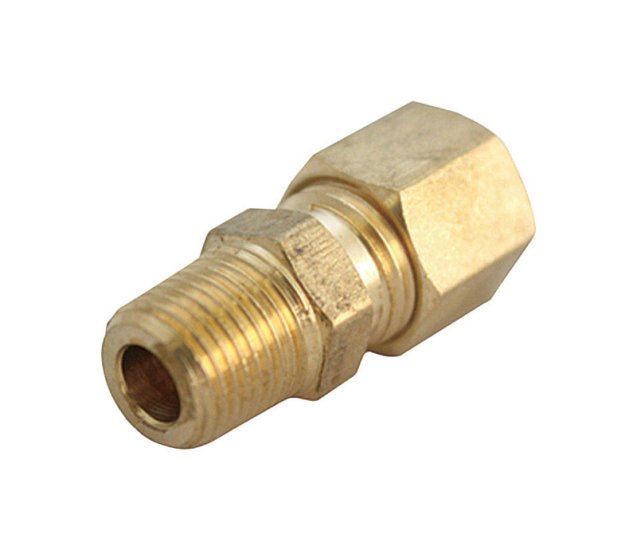 5/16 in. Compression x 1/8 in. Dia. MPT Brass Connector