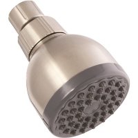 1-Spray 2.8 in. Single Fixed Showerhead in Brushed Nickel