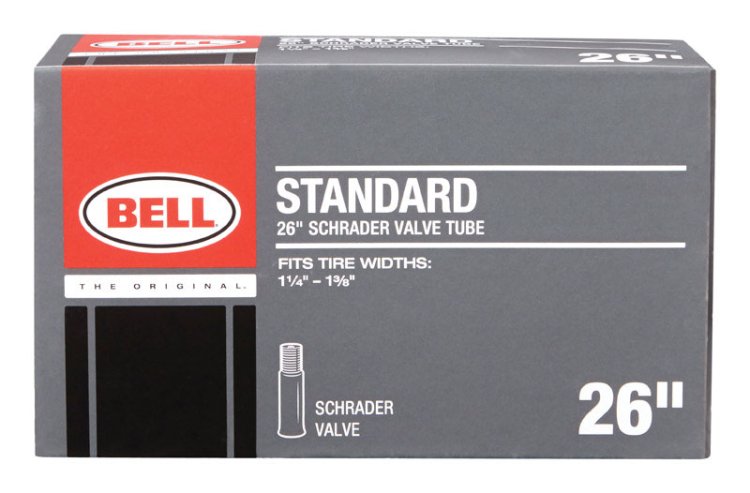 Standard 26 in. Rubber Bike Tube 1 pk