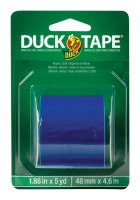1.88 in. W x 5 yd. L Blue Solid Duct Tape