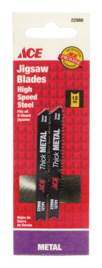 2-3/4 in. Carbon Steel Universal Jig Saw Blade 12 TPI 2 pk