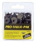 0.00 in. Dia. Rubber Assorted Washer 100 pk